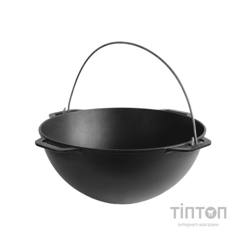 Котел туристичний Brizoll чавунний азіатський з кришкою-сковородою 15 л (KA15-2)