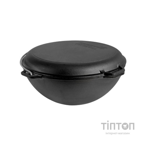 Котел туристичний Brizoll чавунний азіатський з кришкою-сковородою 8 л (KA08-2)