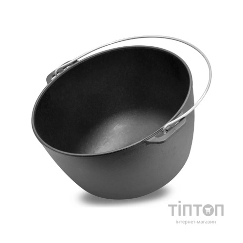 Котел туристичний Brizoll чавунний з кришкою 10 л (KT10-1)