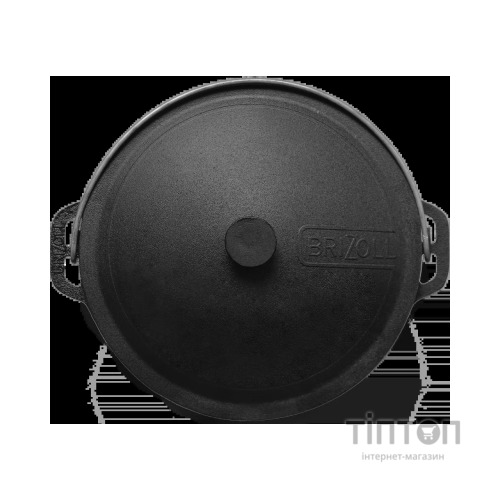 Котел туристичний Brizoll чавунний з кришкою 6 л (KT06-1)