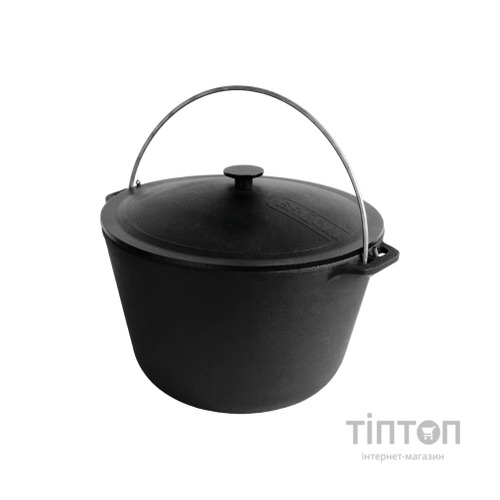 Котел туристичний Brizoll чавунний з кришкою 8 л (KT08-1)