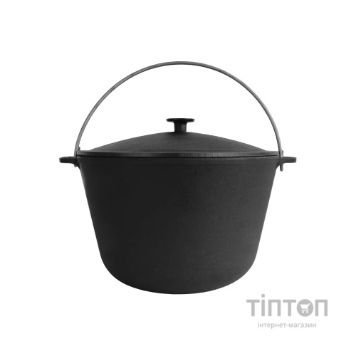 Котел туристичний Brizoll чавунний з кришкою 8 л (KT08-1)