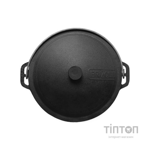 Котел туристичний Brizoll чавунний з кришкою 8 л (KT08-1)