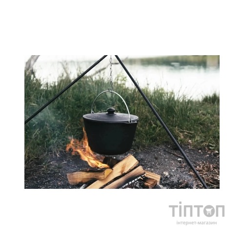 Котел туристичний Brizoll чавунний з кришкою 8 л (KT08-1)