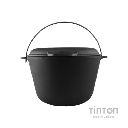 Котел туристичний Brizoll чавунний з кришкою-сковородою 8 л (KT08-2)