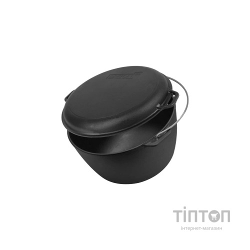 Котел туристичний Brizoll чавунний з кришкою-сковородою10 л (KT10-2)