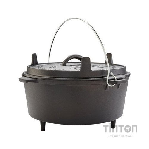 Котел туристичний Groenberg Askja Pot 33 cm / 10 L Black (266018) (DAS303245)