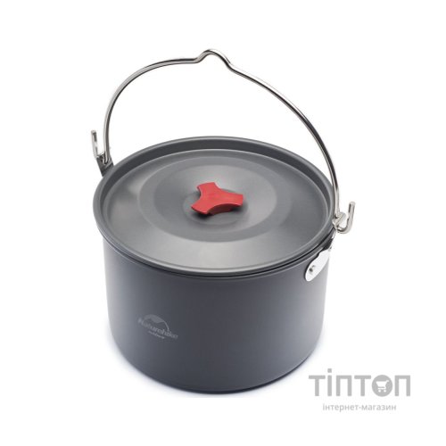 Котел туристичний Naturehike Camping NH17D021-G 4л Aluminium (6927595723173)