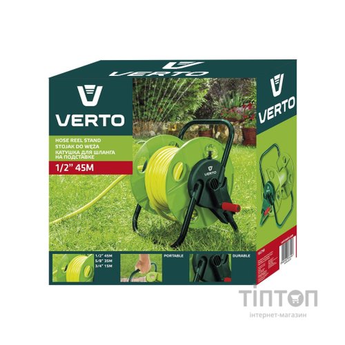 Котушка для шланга Verto котушка на підставці (15G790)