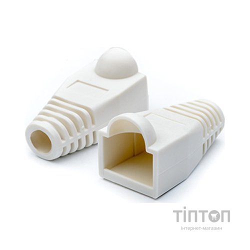 Ковпачок конектора Atcom RJ-45 білий 100шт (10107)