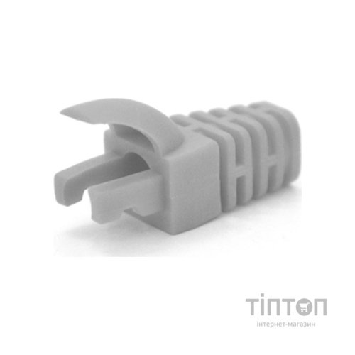 Ковпачок конектора RJ-45 Gray Cat.5/Cat.6 (100 шт/уп.) Merlion (CPRJ45ML-GY-CAT5/6)