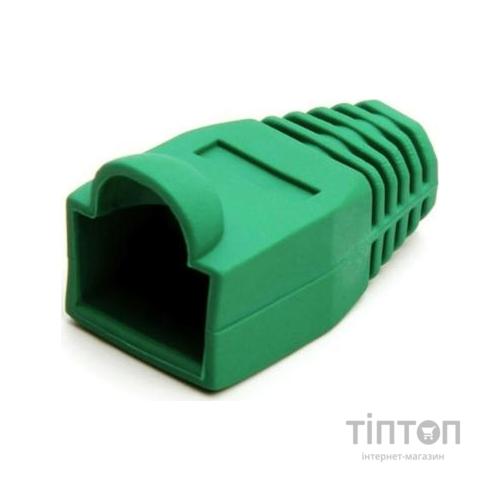 Ковпачок конектора RJ-45 Green (100 шт/уп.) Merlion (CPRJ45ML-GN)