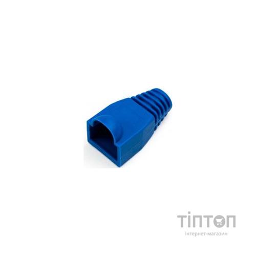 Ковпачок конектора Vinga RJ45 blue (VCPSLB)