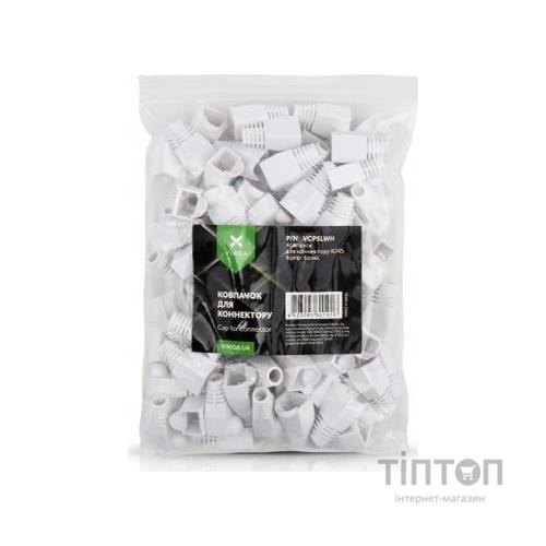 Ковпачок конектора Vinga RJ45 white (VCPSLWH)