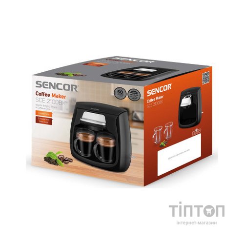 Крапельна кавоварка Sencor SCE 2100BK