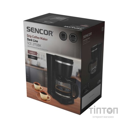 Крапельна кавоварка Sencor SCE 2710BK