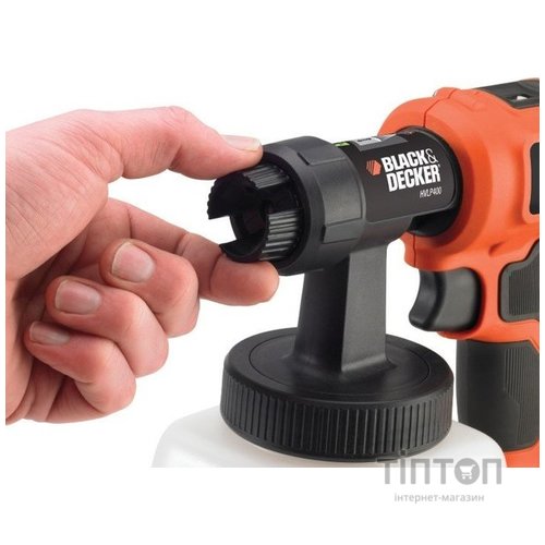 Фарбопульт Black&Decker 350 Вт, 1180 мл, система AutoSelect (HVLP400)