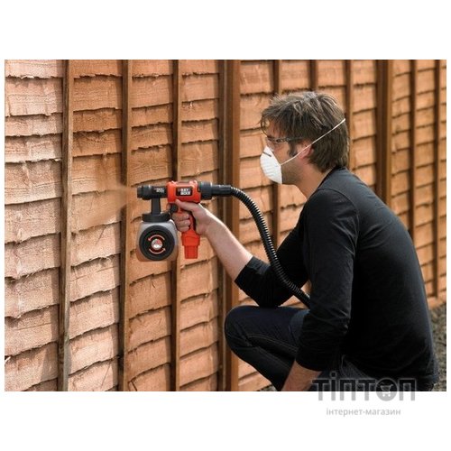 Фарбопульт Black&Decker 350 Вт, 1180 мл, система AutoSelect (HVLP400)