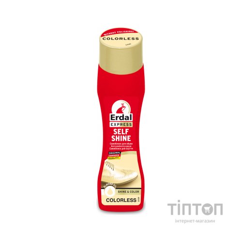 Крем для взуття Erdal Packshot Self Shine Neutral Безбарвний 75 мл (4009175136442)