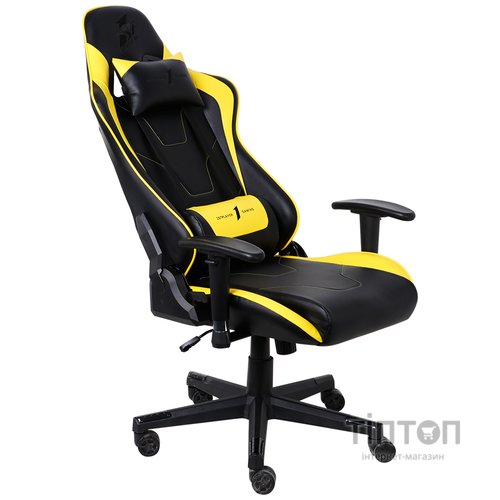 Крісло ігрове 1stPlayer FK2 Black-Yellow