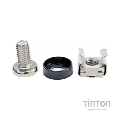 Кріплення для 19" обладнання (гвинт M6, гайка, шайба) комплект (у пакуноку 100 шт) Crosver (053283)