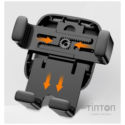 Універсальний автотримач Baseus Cube Gravity Vehicle-mounted Holder, black (SUYL-FK01)