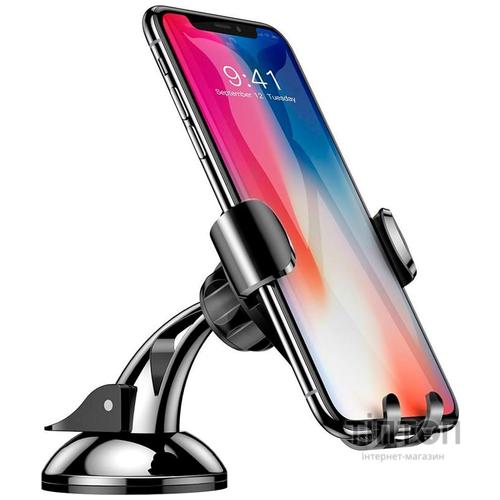 Кріплення для мобільного телефону Baseus Gravity Car Mount Osculum Type Gravity Black (SUYL-XP01)