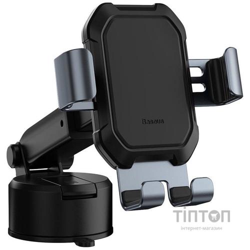Кріплення для мобільного телефону Baseus Tank Gravity Car Mount Holder with Suction Base Black (SUYL-TK01)