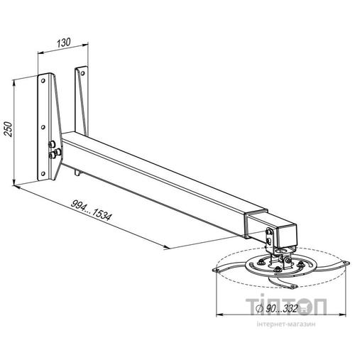Кріплення для проектора KSL CMPR-3-M