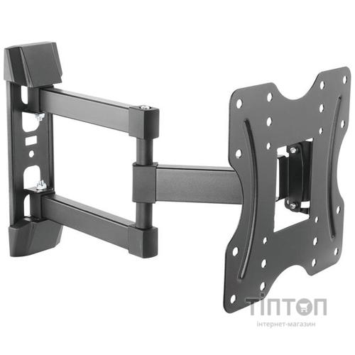 Кріплення настінне SATELIT 19-42PIVOT200A Два коліна/19-42/Black