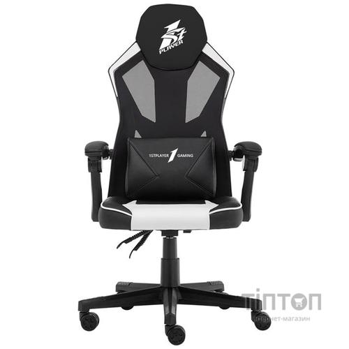 Крісло для геймерів 1stPlayer P01 Black White