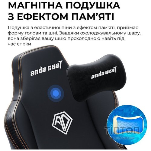 Крісло для геймерів Anda Seat Kaiser 3E XL Grey Fabric (AD23YC-XL-09-G-CF-G01)