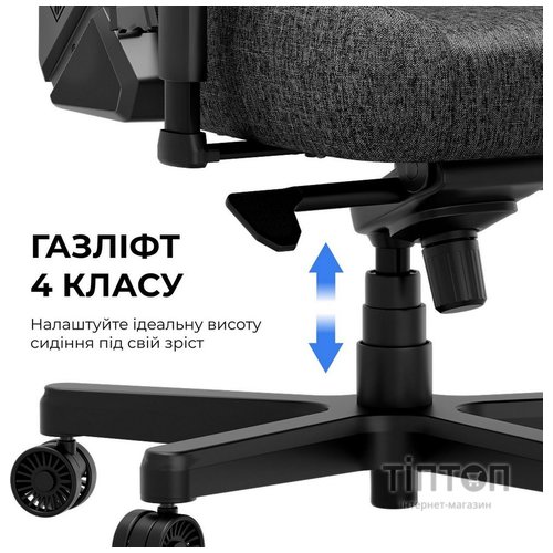 Крісло для геймерів Anda Seat Kaiser 3E XL Grey Fabric (AD23YC-XL-09-G-CF-G01)