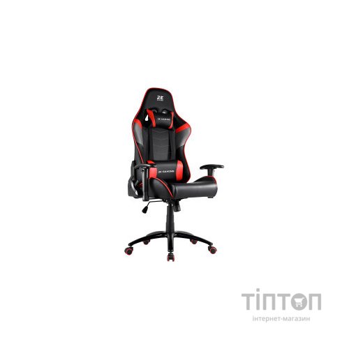 Крісло ігрове 2E GAMING Chair BUSHIDO Black/Red (2E-GC-BUS-BKRD)