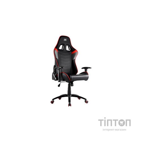 Крісло ігрове 2E GAMING Chair BUSHIDO Black/Red (2E-GC-BUS-BKRD)
