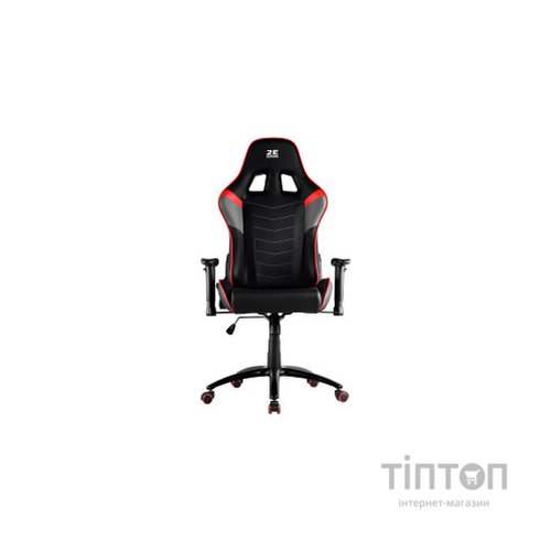 Крісло ігрове 2E GAMING Chair BUSHIDO Black/Red (2E-GC-BUS-BKRD)