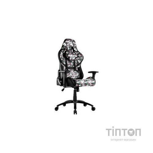 Крісло ігрове 2E GAMING HIBAGON Black/Camo (2E-GC-HIB-BK)