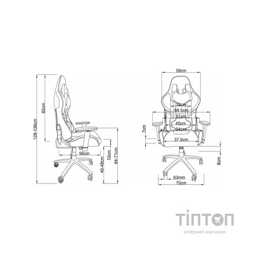 Крісло ігрове 2E GAMING HIBAGON Black/Red (2E-GC-HIB-BKRD)