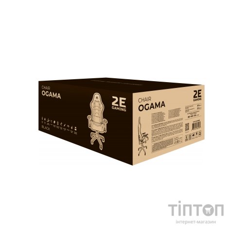 Крісло ігрове 2E GAMING OGAMA RGB Black (2E-GC-OGA-BKRGB)