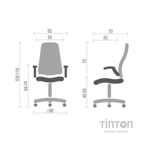 Крісло ігрове Аклас Форсаж-8 PL TILT Лаймовое (10922)