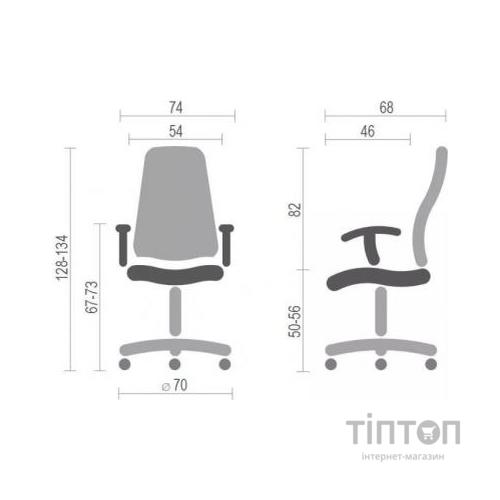 Крісло ігрове Аклас Ретчет PL MB Серое (12446)