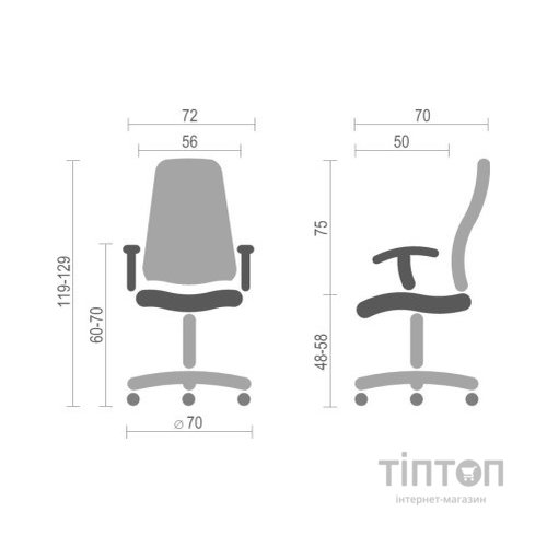 Крісло ігрове Аклас Стрик PL RL Желтое (06149)