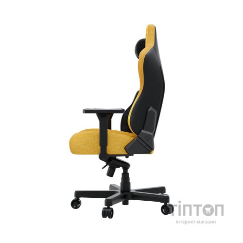Крісло ігрове Anda Seat Kaiser 3E Fabric XL Bright Yellow (AD23YC-XL-09-Y-CF-Y01)