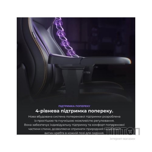 Крісло ігрове Anda Seat Kaiser 4 PVC Size L Black (AD12YDDC-L-20-B-PV/C)