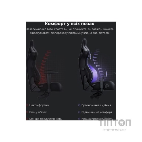 Крісло ігрове Anda Seat Kaiser 4 PVC Size L Violet (AD12YDDC-L-20-V-PV/C)