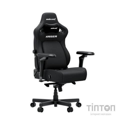 Крісло ігрове Anda Seat Kaiser 4 V2 PVC Size XL Black (AD12YDDC-XLL-20-B-PV/C-03)