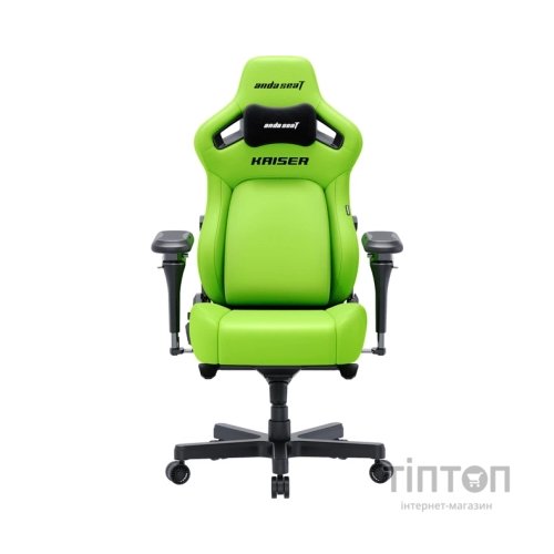 Крісло ігрове Anda Seat Kaiser 4 V2 PVC Size XL Cyber Green (AD12YDDC-XLL-20-C-PV/C-03)