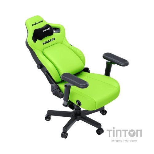 Крісло ігрове Anda Seat Kaiser 4 V2 PVC Size XL Cyber Green (AD12YDDC-XLL-20-C-PV/C-03)