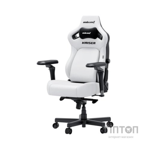 Крісло ігрове Anda Seat Kaiser 4 V2 PVC Size XL White (AD12YDDC-XLL-20-W-PV/C-03)