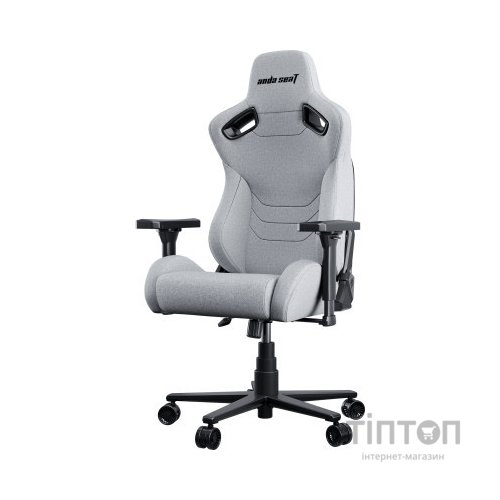 Крісло ігрове Anda Seat Kaiser Frontier Fabric XL Grey Linen (AD12YXL-17-G-F)